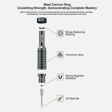 RELIFE RL-730 Magnetic Screwdriver Phone Tablet Laptop LCD Screen Disassembly Tools