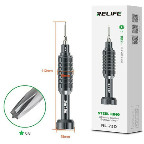 RELIFE RL-730 Magnetic Screwdriver Phone Tablet Laptop LCD Screen Disassembly Tools