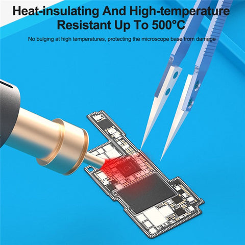 RELIFE RL-004M-B11 Microscope Base Silicone Pad High Temperature Resistance 500℃ Mat