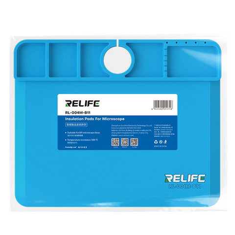 RELIFE RL-004M-B11 Microscope Base Silicone Pad High Temperature Resistance 500℃ Mat