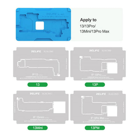 RELIFE RL-601T 31 in 1 Fixture Set For iPhone X