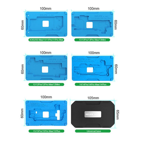 RELIFE RL-601T 31 in 1 Fixture Set For iPhone X