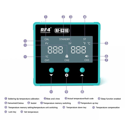 RF4 RF-S310 Intelligent Heating Platform for Repair Work