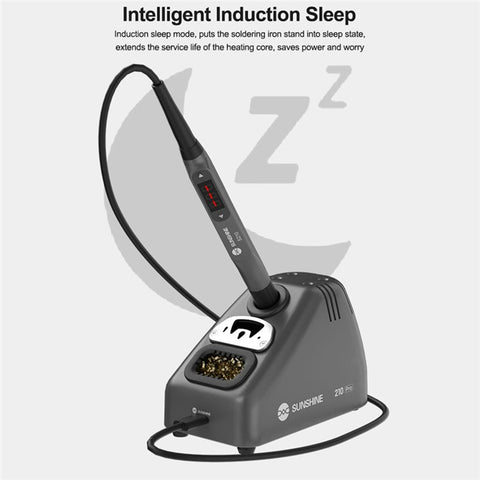 SUNSHINE 210 Pro Smart Portable Soldering Iron Station Temperature Control for Phone PCB Repair