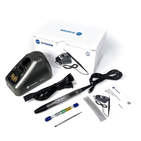 SUNSHINE 210 Pro Smart Portable Soldering Iron Station Temperature Control for Phone PCB Repair