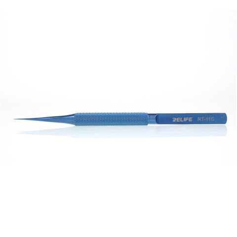 RELIFE RT-11C 0.15mm Ultra High Precision Flying Wire Tweezer for Mobile Phone Mainboard Maintenance