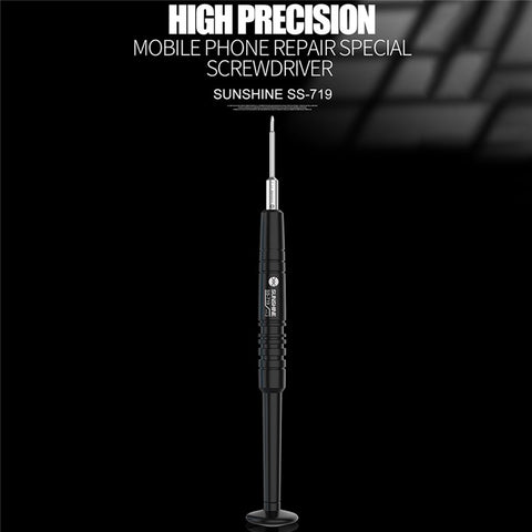 SUNSHINE SS-719 +1.2 Handle Precise Magnetic Alloy Screwdriver for Mobile Repair Opening Hand Tools