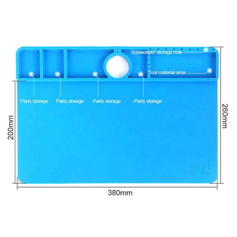 RELIFE RL-004I Microscope B3 Base Maintenance Pad Insulation High Temperature Microscope Repair Pad for BGA Soldering Station