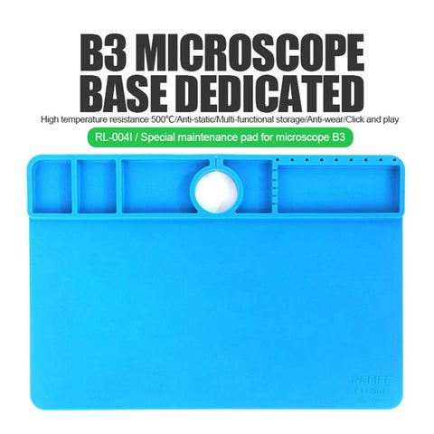 RELIFE RL-004I Microscope B3 Base Maintenance Pad Insulation High Temperature Microscope Repair Pad for BGA Soldering Station