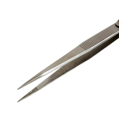 BEST BST-F1 202 Stainless Steel Tweezers Slide Buckle Design Diamond Gem Jewelry Making Craft Tool