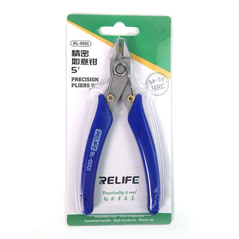 RELIFE RL-0001 High Precision Cutting Pliers Electronic Repair Hand Tool Wire Cable Soldering Wick Pliers