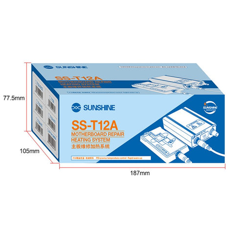 SUNSHINE SS T12A-N14 Motherboard Layering Heating Table for iPhone 14 / 14 Plus / 14 Pro / 14 Pro Max 4-in-1 Motherboard Repair Heating System Preheating Welding Platform