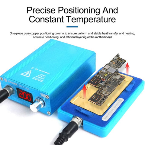 SUNSHINE SS T12A-N14 Motherboard Layering Heating Table for iPhone 14 / 14 Plus / 14 Pro / 14 Pro Max 4-in-1 Motherboard Repair Heating System Preheating Welding Platform