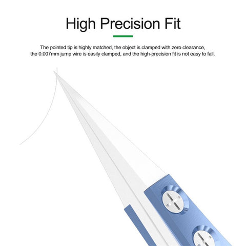 RELIFE RT Precision Ceramic Tweezers Titanium Alloy High Temperature Resistant Tweezers