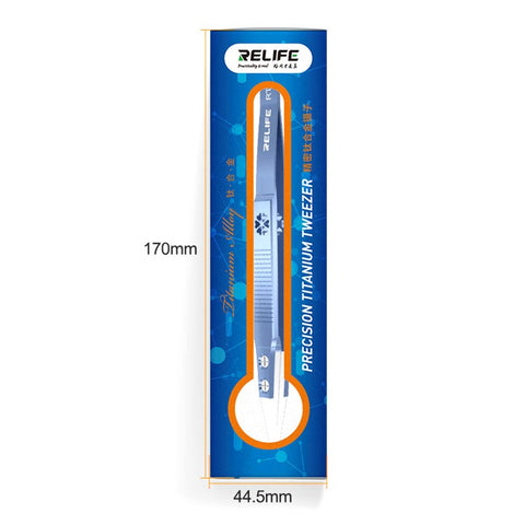 RELIFE RT Precision Ceramic Tweezers Titanium Alloy High Temperature Resistant Tweezers