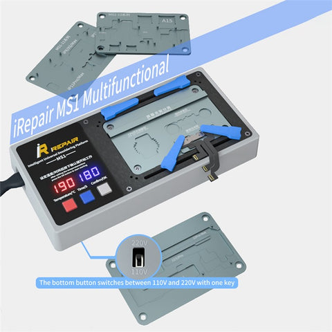 MIJING IRepair MS1 Multi-function Desoldering Station Welding Platform for iPhone X-17 Series Motherboard Disassembly Welding Heating Station