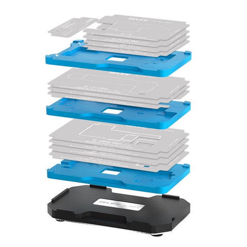 RELIFE RL-601T 18-in-1 Mid-Layer Tin Planting Platform Fixture Set for iPhone X-14 Pro Max Multifunctional Phone Repair Tools