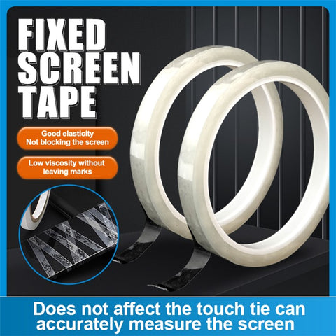 SUNSHINE 50m x 10mm Adhesive No Trace Clear Tape for Phone Tablet LCD Screen