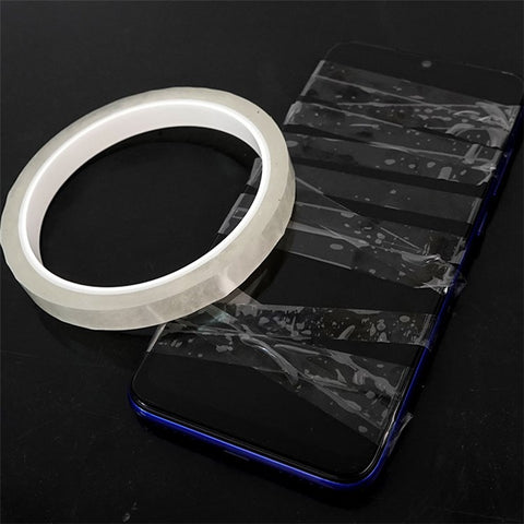 SUNSHINE 50m x 10mm Adhesive No Trace Clear Tape for Phone Tablet LCD Screen