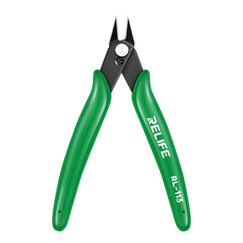 RELIFE RL-113 Precision Diagonal Cutter Handle Portable Non-Slip Skewed Scissors Mini Pliers