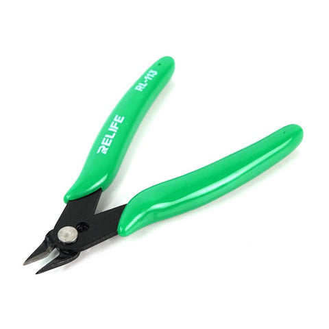 RELIFE RL-113 Precision Diagonal Cutter Handle Portable Non-Slip Skewed Scissors Mini Pliers