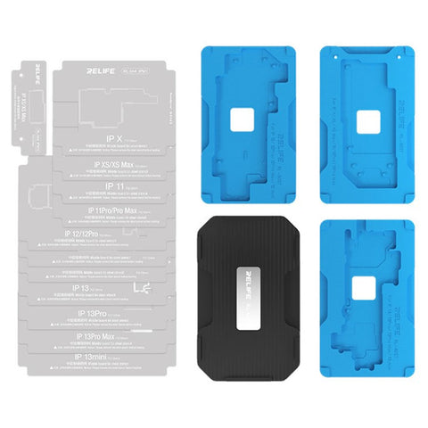 RELIFE RL-601T 22-in-1 Fixture for iPhone X-15 Pro Max Motherboard Middle Layer Board Plant Tin Platform
