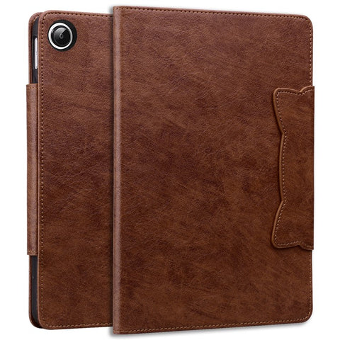 For Huawei Honor Pad 5 8.0-inch / MediaPad M5 Lite 8 Case Magnetic Clasp PU Leather Tablet Cover