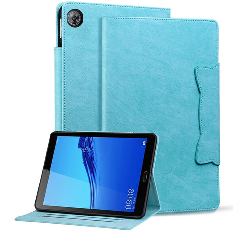 For Huawei MediaPad M5 8 (8.4-inch) Case PU Leather Folio Stand Tablet Cover Cute Magnetic Clasp