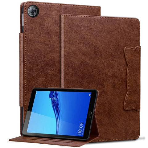 For Huawei MediaPad M5 8 (8.4-inch) Case PU Leather Folio Stand Tablet Cover Cute Magnetic Clasp