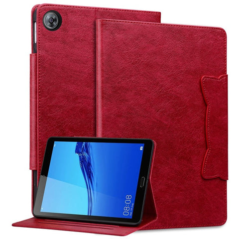 For Huawei MediaPad M5 8 (8.4-inch) Case PU Leather Folio Stand Tablet Cover Cute Magnetic Clasp