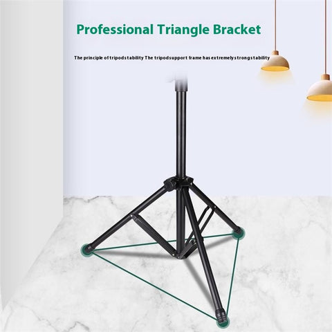 XWJ-310 For iPad Pro 360 Degree Rotating Tripod Adjustable Height Foldable Tablet Floor Stand