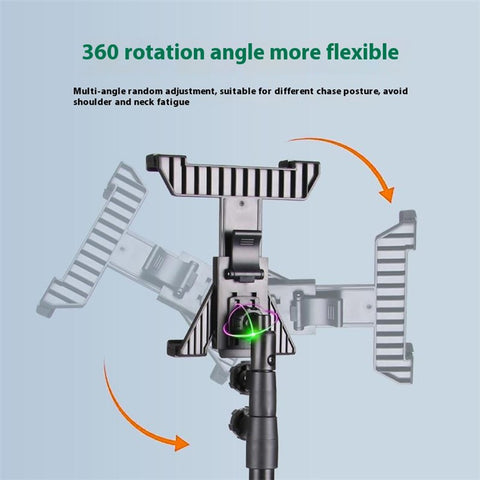 XWJ-310 For iPad Pro 360 Degree Rotating Tripod Adjustable Height Foldable Tablet Floor Stand