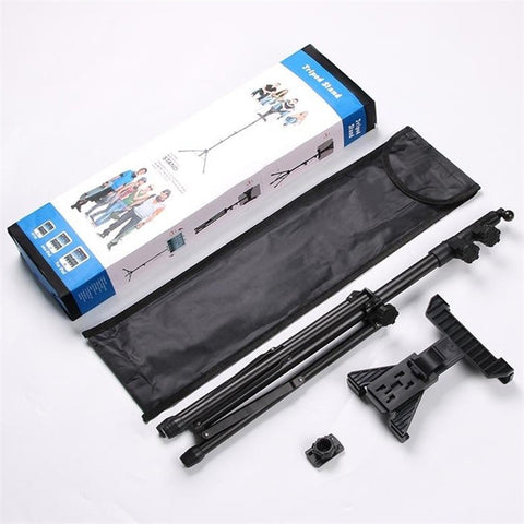 XWJ-310 For iPad Pro 360 Degree Rotating Tripod Adjustable Height Foldable Tablet Floor Stand