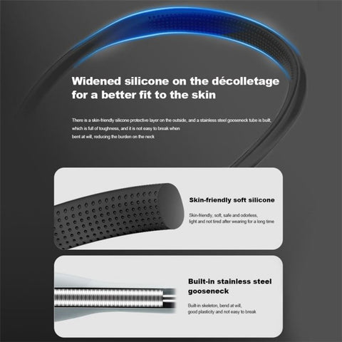 Silicone Neckband Halter Bracket First-Person Perspective Neck Hanging Magnetic Phone Holder