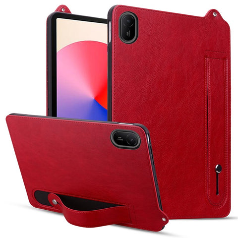 For Huawei MatePad SE 11 / MatePad 11 (2023) Case Hand Strap Kickstand Leather Tablet Cover