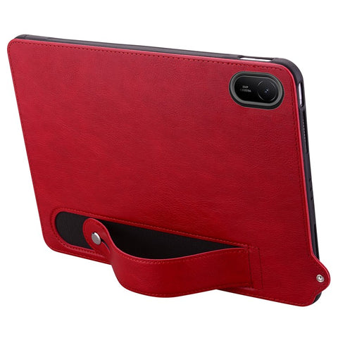 For Huawei MatePad SE 11 / MatePad 11 (2023) Case Hand Strap Kickstand Leather Tablet Cover