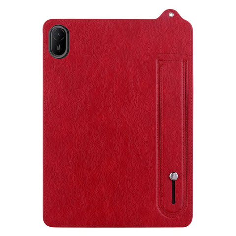 For Huawei MatePad SE 11 / MatePad 11 (2023) Case Hand Strap Kickstand Leather Tablet Cover