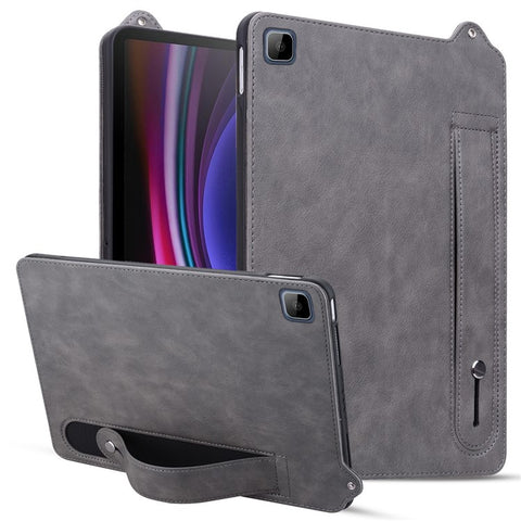 Tablet Case For Honor Pad X8 / Pad X8 Lite / Pad 6 10.1-inch / Huawei Enjoy Tablet 2 10.1 Hand Strap Kickstand Leather Cover