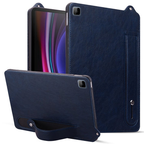 Tablet Case For Honor Pad X8 / Pad X8 Lite / Pad 6 10.1-inch / Huawei Enjoy Tablet 2 10.1 Hand Strap Kickstand Leather Cover