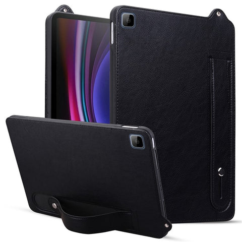 Tablet Case For Honor Pad X8 / Pad X8 Lite / Pad 6 10.1-inch / Huawei Enjoy Tablet 2 10.1 Hand Strap Kickstand Leather Cover