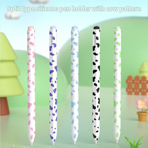 For Xiaomi Smart Pen (Gen 2) Cow Pattern Stylus Sleeve Silicone Protective Cover