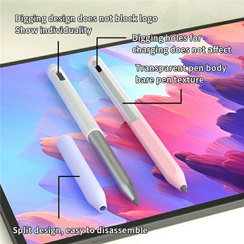 For Lenovo Precision Pen 3 Stylus Case Jelly Silicone Sleeve Pencil Protective Cover