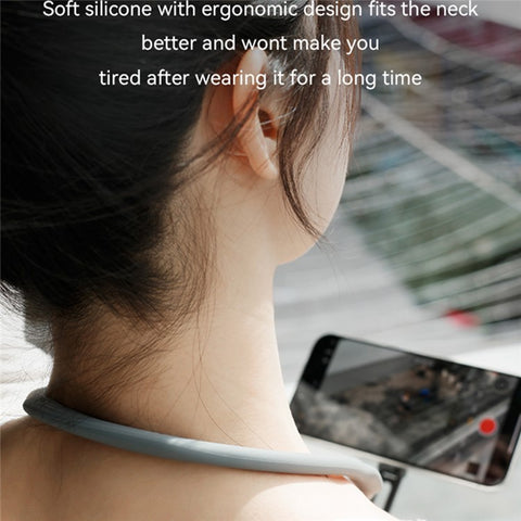 Magnetic Neck Phone Holder Multi-Functional Stand Sports Camera Support Adjustable Viewing Angles