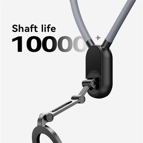 Magnetic Neck Phone Holder Multi-Functional Stand Sports Camera Support Adjustable Viewing Angles