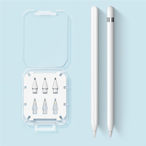 ESSAGER 3Pcs POM + 3Pcs PC Capacitive Pen Tip Set Replacement Pencil Tips for Drawing Writing Stylus Fine Nibs