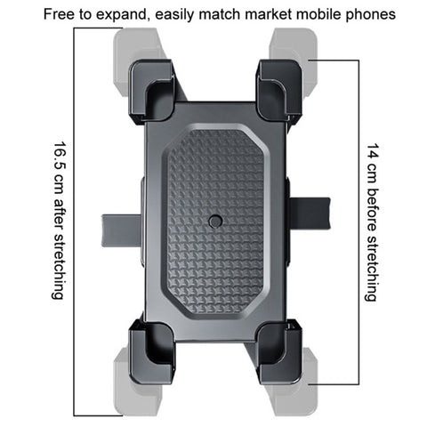 Motorcycle Rearview Mirror 4.5-6.3 inch Phone Holder Motorbike Cycing Cellphone Stand Bracket