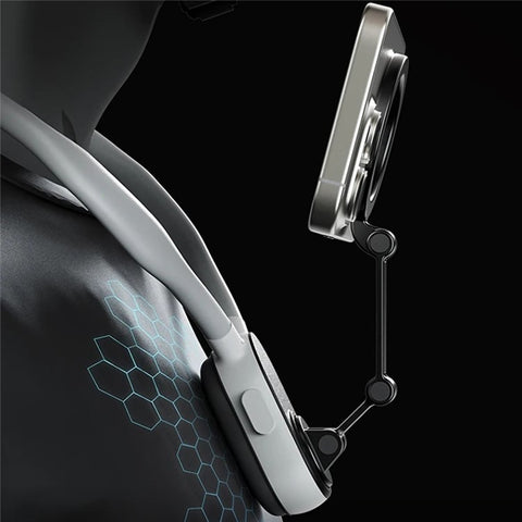 AMORUS Neck Holder for iPhone Samsung Universal Handsfree POV/Vlog Magnetic Around Neck Phone Mount