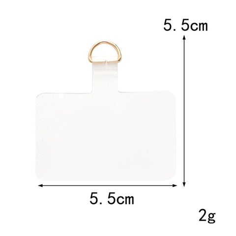 Clear Ultra Thin Phone Tether Tabs Anti-Lost Universal Phone Lanyard Patch for Mobile Devices