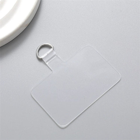 Clear Ultra Thin Phone Tether Tabs Anti-Lost Universal Phone Lanyard Patch for Mobile Devices