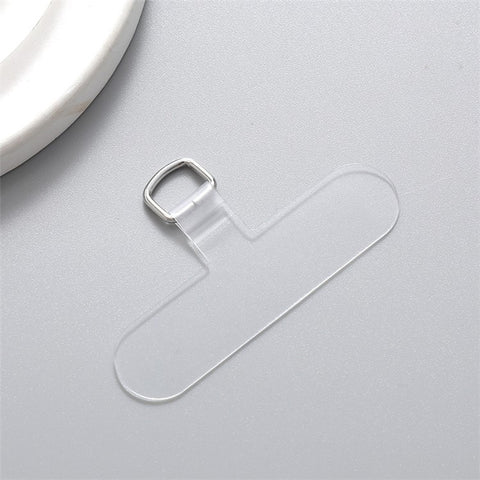 Clear Ultra Thin Phone Tether Tabs Anti-Lost Universal Phone Lanyard Patch for Mobile Devices